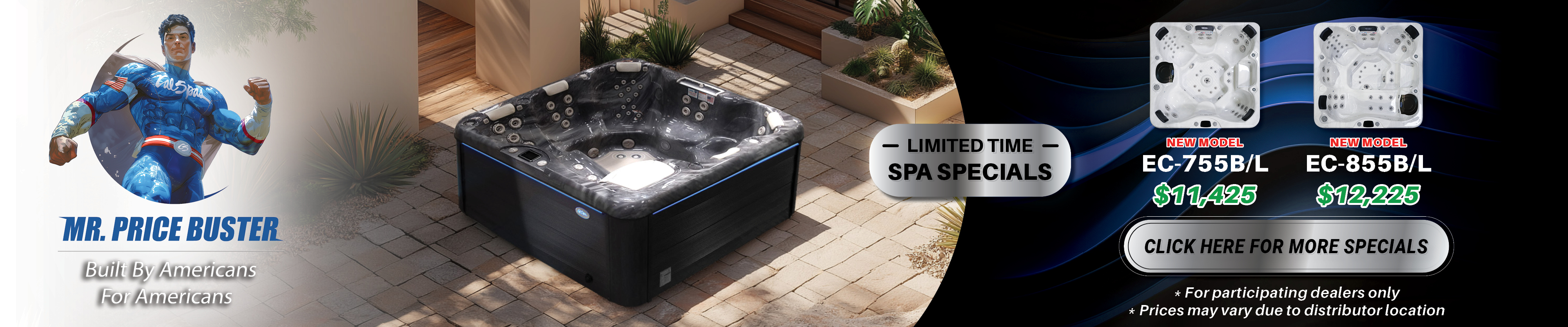 Calspas hot tub being used in a family setting - Lake Havasu City